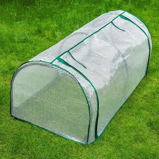 1,3M Hordozható Otthoni Alagút Üvegházhatású Mobile Mini Fagyványos Szigetelő Fészer Kellékek (Nincs Vaspolc) - Image 5