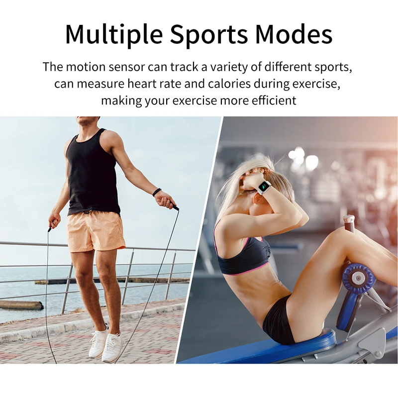 1.44 inch D20 Y68 Smart Watch Fitness Bracelet Band Tracker Heart Rate Monitor Pressure Bluetooth Smartwatch For IOS Android 3