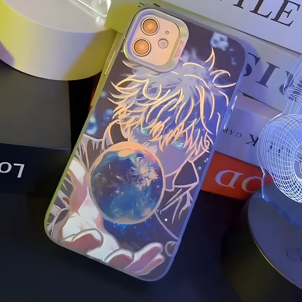 Jujutsu Kaisen Gojo Matte Phone Case - Stylish Anime Design Cover