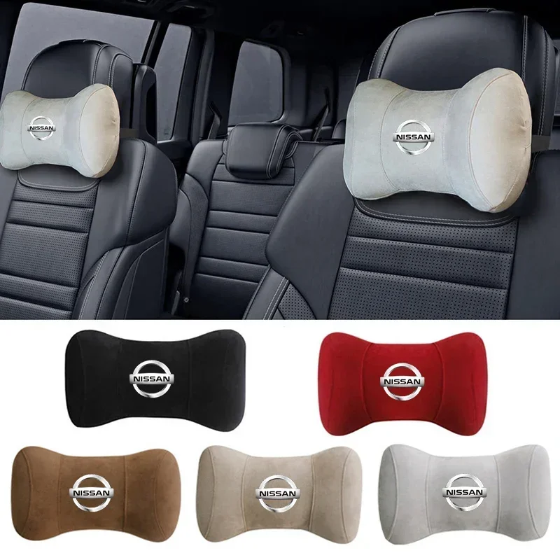 

Memory Foam Cars Seat Headrest Neck Pillow for Nissan Nismo Badge Qashqai X Trail Juke Sylphy GTR Tiida Car Interior Accessories