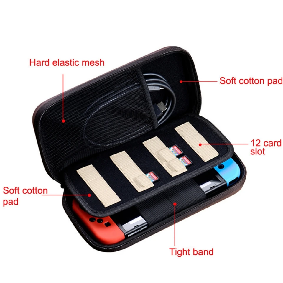 For Sheikah Slate Style Storage Bag For NS Switch Game Console