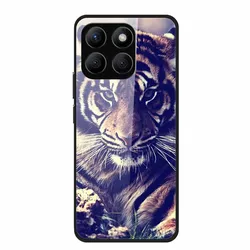 Enhanced Tempered Glass Protective Phone Case with Soft Bumper Design for Honor X8 5G X6 (As photo 1)