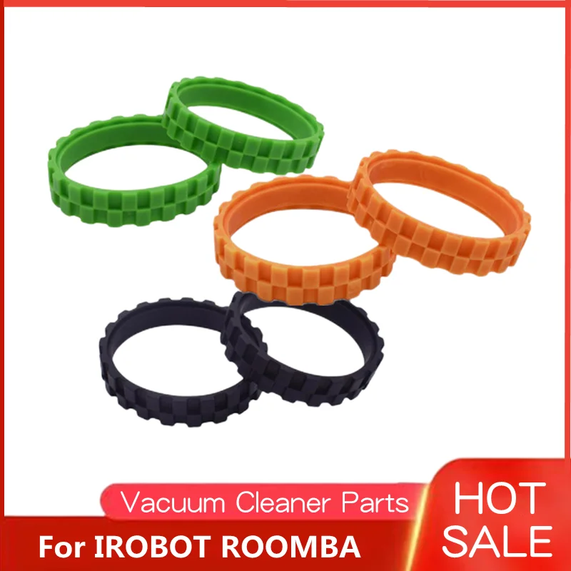 Pneumatici Per Irobot Roomba Wheels Series 500, 600,700, 800 E 900,E5,I7 +,S9,Irobot 676,980,698 Accessori Irobot Roomba Antiscivolo