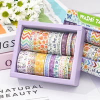 Washi Tape Set, 3/21 Rolls, Assorted Sizes, Floral 3m/Roll Washi Tape for Scrapbook, Arts, Crafts, Journals Planners Decorative 4
