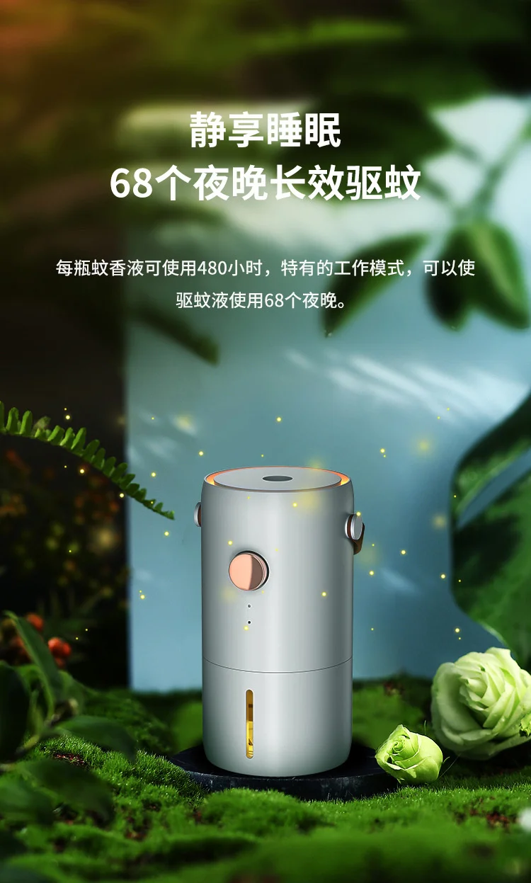 Gadgetoo Atorse® Electric Ultrasonic Pest Repellent Lamp Usb With Pu Handle Defender Green