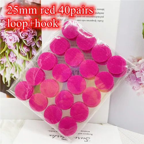 25mm Rose Red 40pair