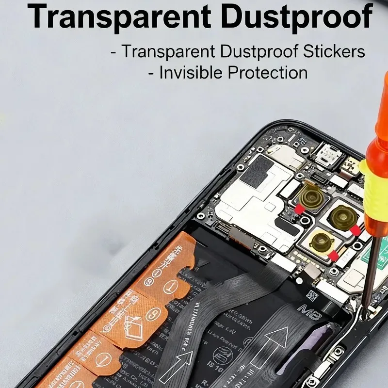 아이폰 17 16 15 14 13 프로 맥스 카메라 수리용 보호 스티커 100-500개 적외선 도트 매트릭스 교체 보호