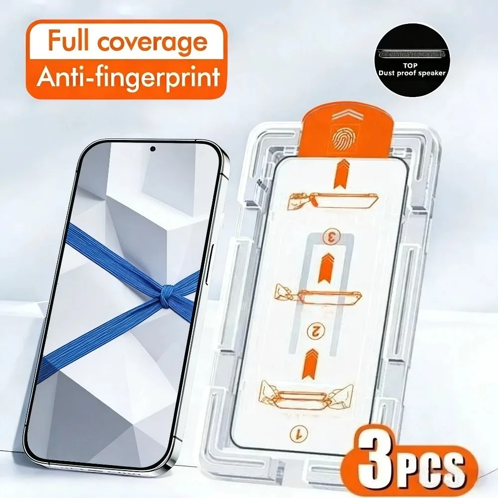 3 Pezzi Protezione Schermo Completa per Samsung Galaxy S26 S25 S24 Ultra S25 S24 FE S23 S22 S21 Plus, Installazione con Un Clic, Vetro