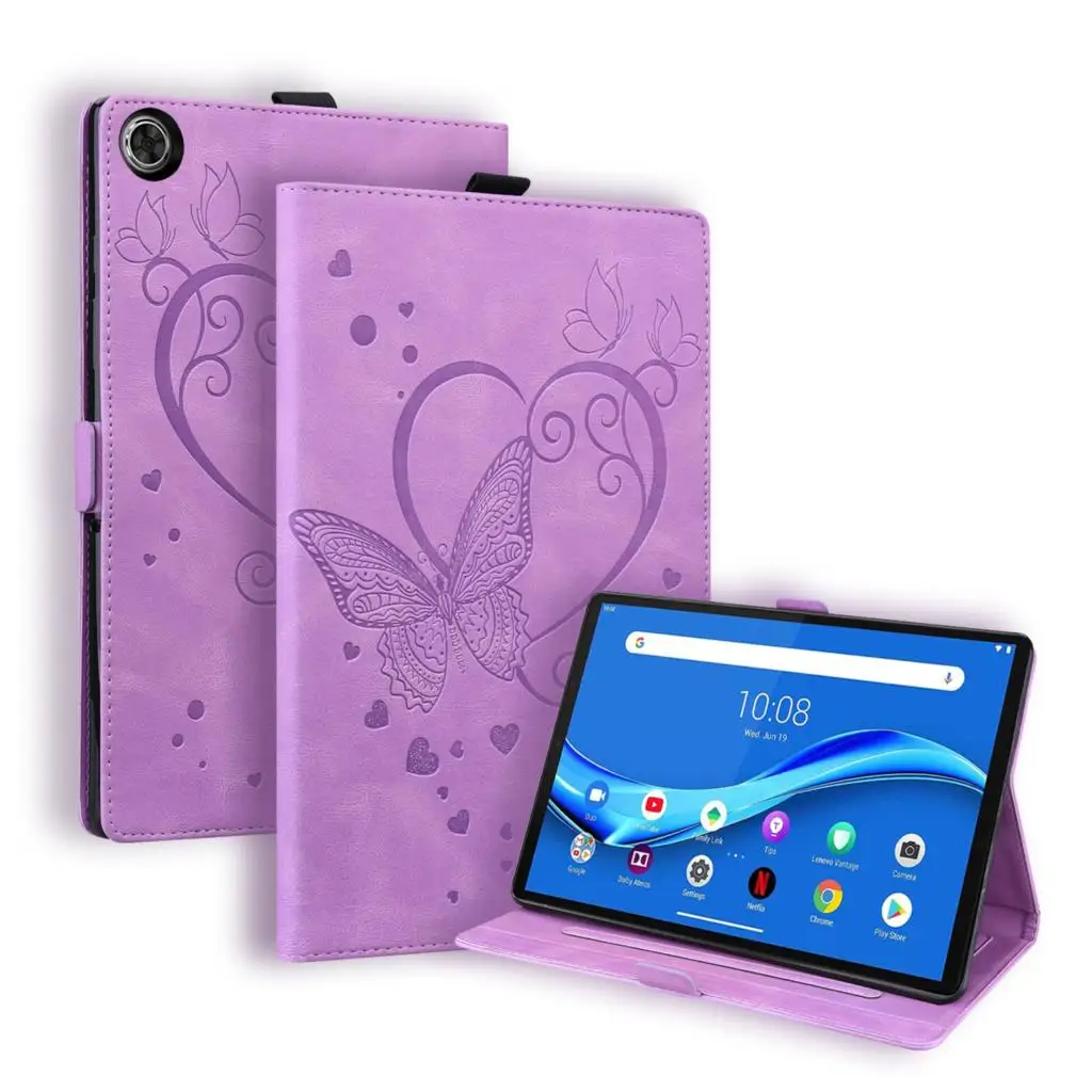 Elegant Butterfly PU Leather Stand Case
