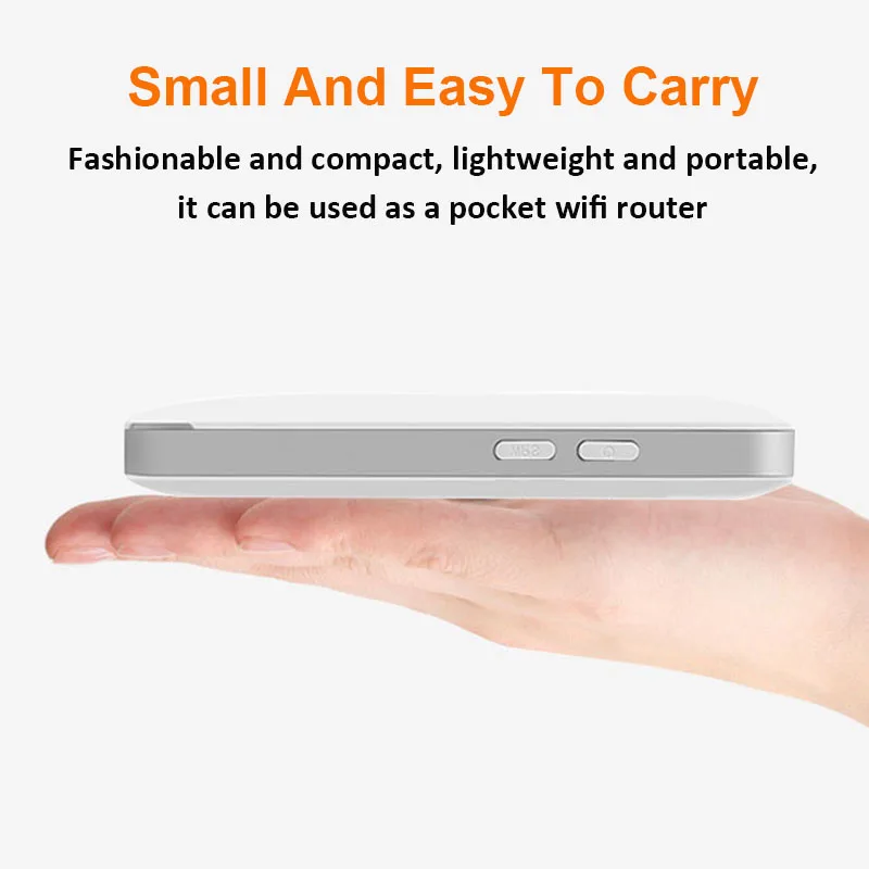 Kuwfi Desbloquear 4g Lte Router 150mbps sem Fio Wifi Portátil Mini Hotspot ao ar Livre Bolso com Cartão Sim Usb Carga 2100mah Bateria - Imagem 2