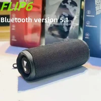 New Flip6 Bluetooth Audio Multi-Function TWS Audio Caixa De Som Outdoor Portable Subwoofer Wireless Home Theater Dual Speakers 2