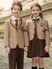 Primary School Uniform Spring And Autumn Clothing Set British Boys Girls Children's Kindergarten Class Chorus Performance Clothe 1
