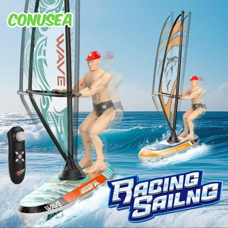 Bateau RC 2.4GHz rapide 220mm coque plastique jouet étanche