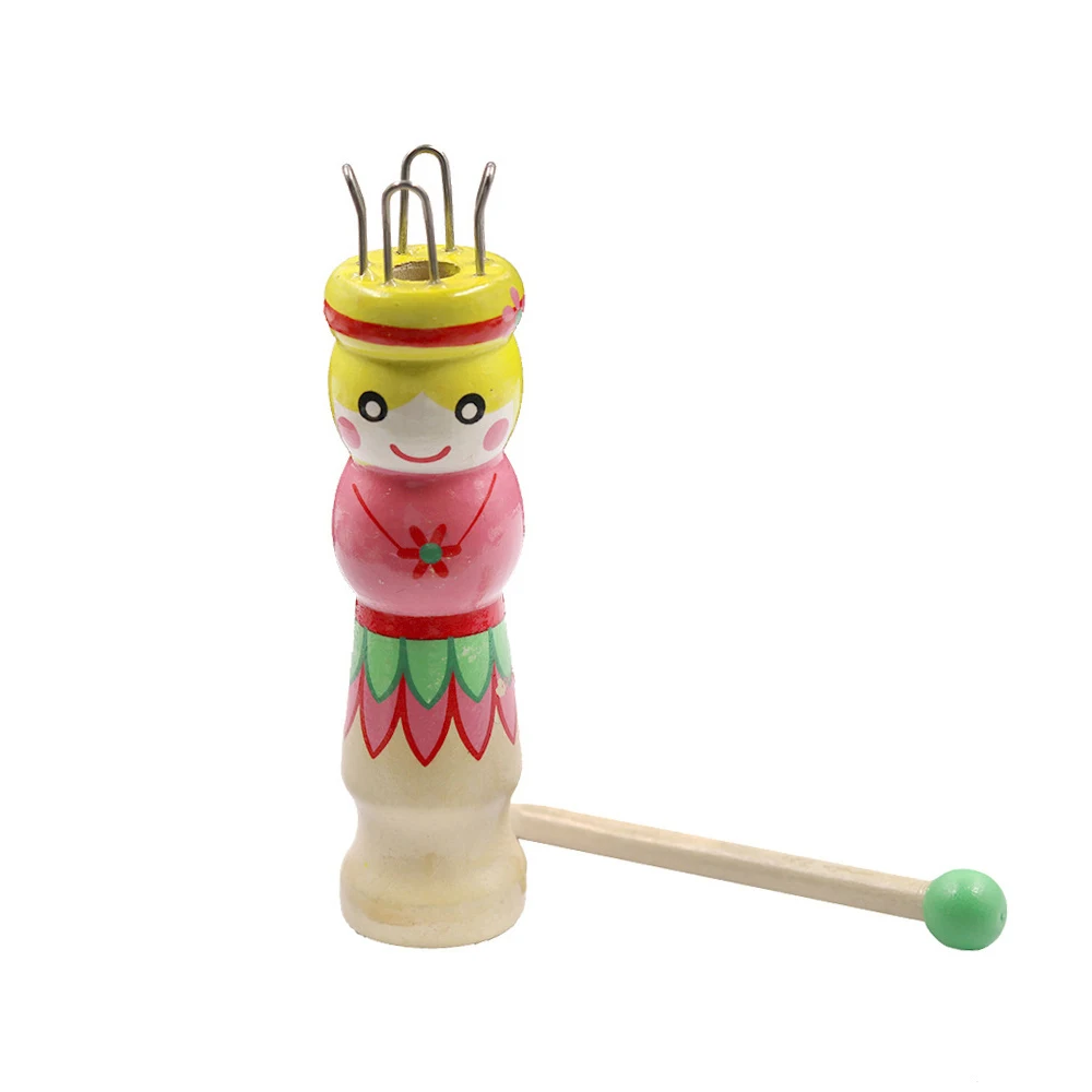 Description Picture 4 of itemWood Hand Knitting Doll Dolly Yarn Wool Knitter Hand Painting Rope Braided Maker DIY Knitting Tool Home DIY Accessories