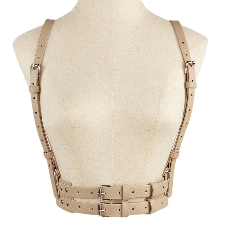 Punk Style Strap Belt Female European and American Street with Dress JK Shirt Suspender Girdle Decoration Tide Belt for Men