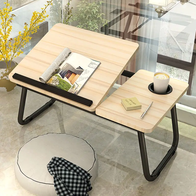 Portable Folding Laptop Table Lazy Desk for Bed Sofa Small Computer Adjustable Table Standing Home Furniture Free Installation pvc multi functional folding double inflatable sofa swimming pool seaside living room lazy bed davenport chair