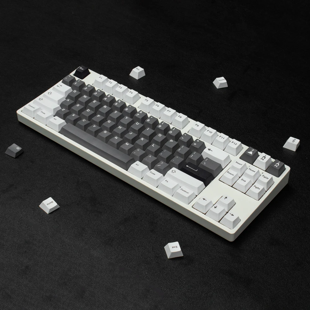 Grande Conjunto de Teclado Mecânico, Cinzas GMK,