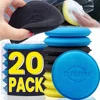 12Pcs Round Car Waxing Polish Wax Foam Sponge High Density Applicator Pads Cleaning Sponge Auto Detail Washing Car Cleaning Tool 1