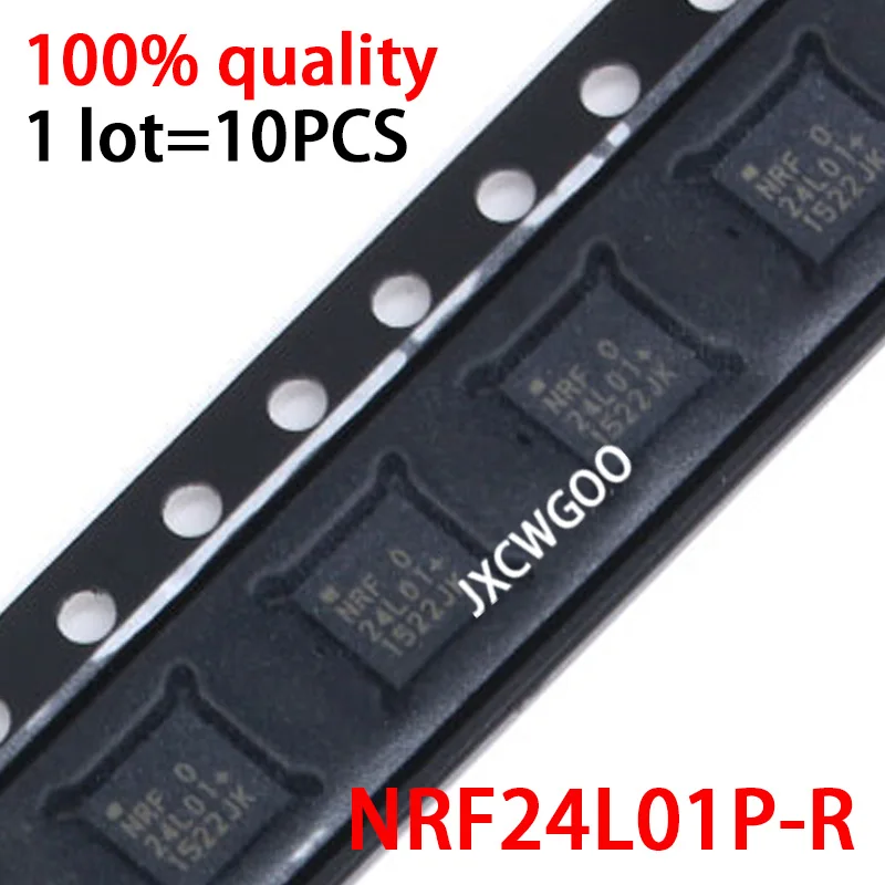 

Беспроводной NRF24L01P-R NRF24L01 24L01 QFN20, 2,4 ГГц, 10 чип трансивера