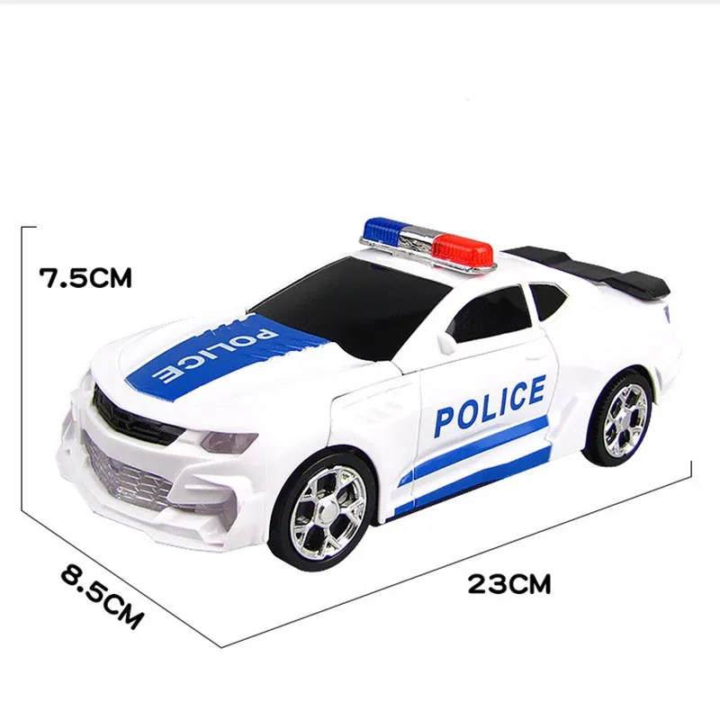 Electronic Deformation Car Universal Music Police Toy Led Electric Robot Transformation Sports Vehicle Model For Boys Xmas Gifts - Aliexpress 26