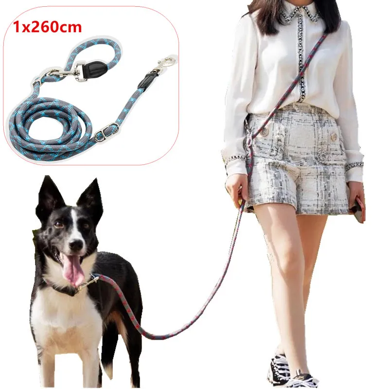 Dog Leash Hands Free Leashes for Dog Walking Reflective adjustable Dogs Leash Explosion-proof Dogs Leashes Chain Pet Supplies dog collar with name Dog Collars