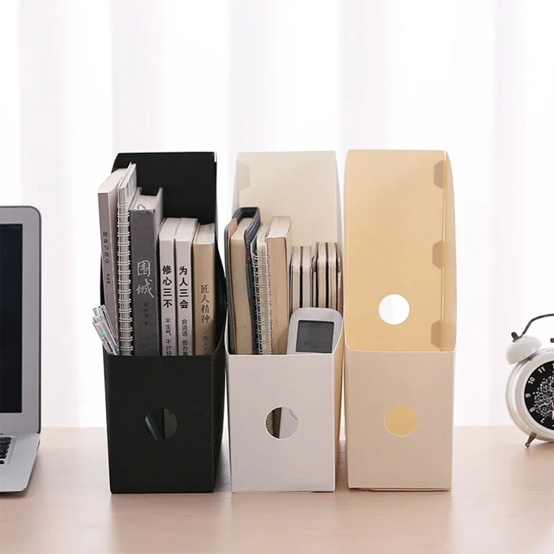 Office Document File Storage Box Folding Desktop Organizer Multi Functional Book Pencil Sundries Storage Box Supplies stationery organizer document organizer stationery storage box