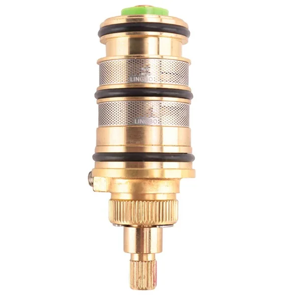 5pcs Brass Bath Shower Thermostatic Cartridge&Handle for Mixing Valve Mixer Shower Bar Mixer Tap Mixing Valve Cartridge