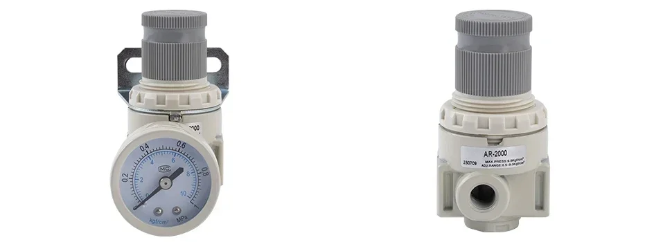 Description Picture 5 of itemYIDI AR2000 with Fitting Pneumatic Compressed Air Switch Pressure Reducing Control Regulating Regulator Valve Valves Tool Tools