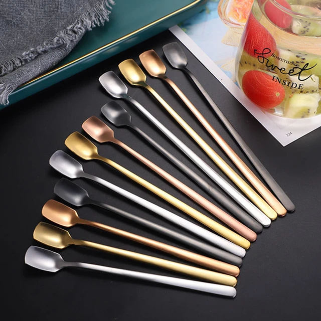 Brand New Metal Mini Shovel Spoon Tableware Teaspoons Dessert Salt Spoon  Kitchen Gadget Stir In Coffee Or Tea For Honey Dishes - AliExpress