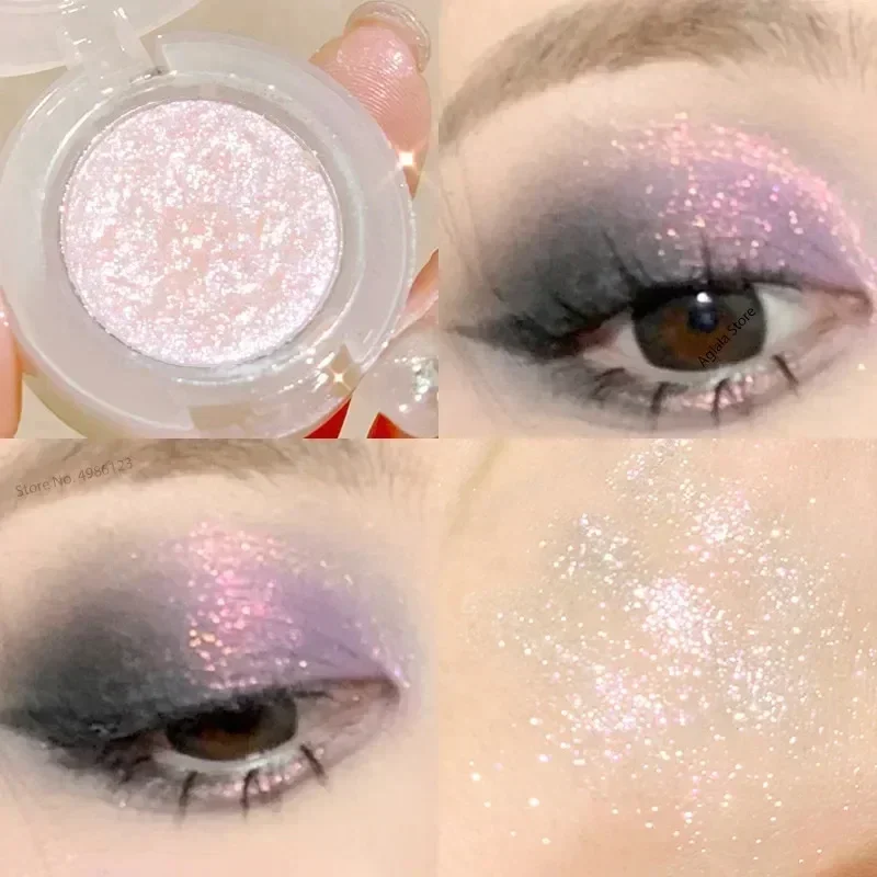 Diamond Eye Shadow Palette Monocromatico Glitter Eyeshadow Pearlescent Highlighter Powder Makeup Bright Shiny Eye Makeup Cosmetics