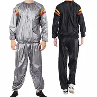 Combinaison de Sauna de Fitness complète pour femmes et hommes, combinaison de sueur rapide pour salle de sport, exercice de Fitness, entraînement-S à 3XL 1