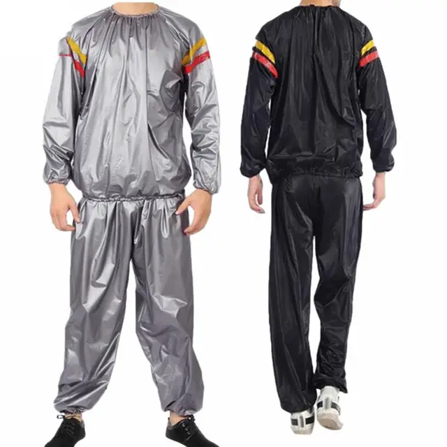 Combinaison de Sauna de Fitness complète pour femmes et hommes, combinaison de sueur rapide pour salle de sport, exercice de Fitness, entraînement-S à 3XL 1