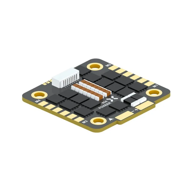 30X30mm Foxeer Reaper 128K 65A BLHELI32 4in1 Brushless ESC 3-8S DSHOT1200 for Flight Controller Stack RC FPV Racing Drone DIY