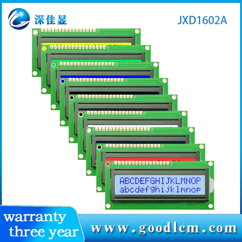 Russian display font 1602a character LCD display screen LCM module SPL780D-02 drive Two line 16-character display 5V power