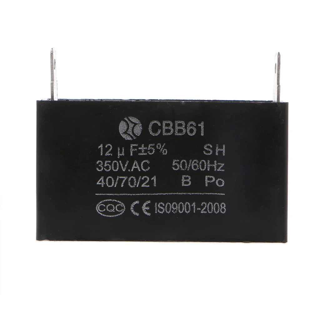 12uF Generator Capacitor CBB61 50/60Hz 350VAC Fan Motor brushless motor micro motor brushed motor worm gear motor synchronous motor