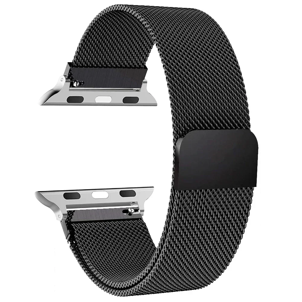 milanese Loop Band for apple watch Strap Ultra 49mm 45mm 44mm 41mm 40mm Metal Wristband bracelet iwatch series 3 4 5 6 7 8 9 SE