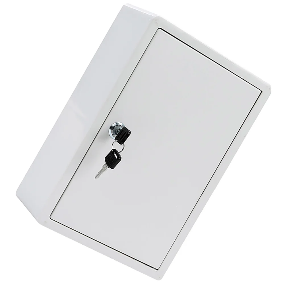 Wall Mount Locking Mailbox Milk Wall-mounted Outdoor Iron Sheet Fresh Delivery ( ) Crate with 4