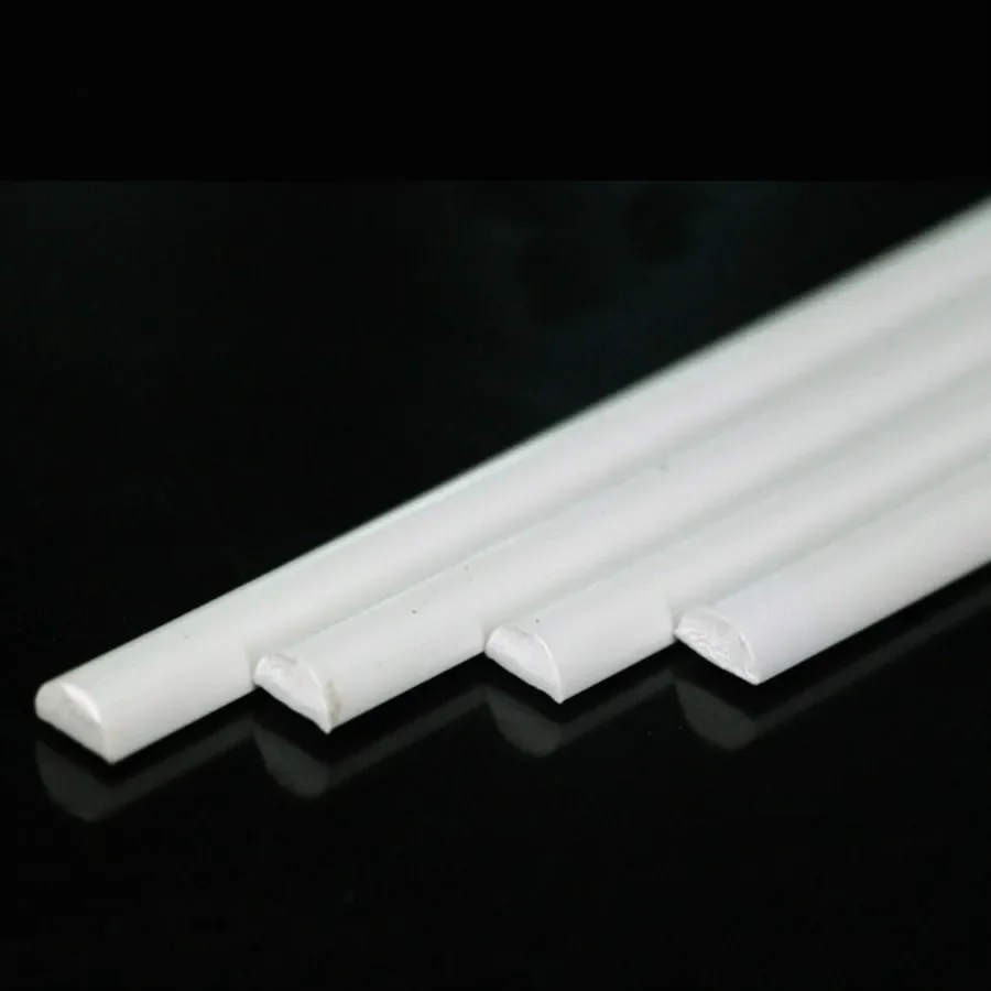 48-Piece Styrene/ABS Rod & Pipe Set - For HO Scale Model Building & Architectural Details
