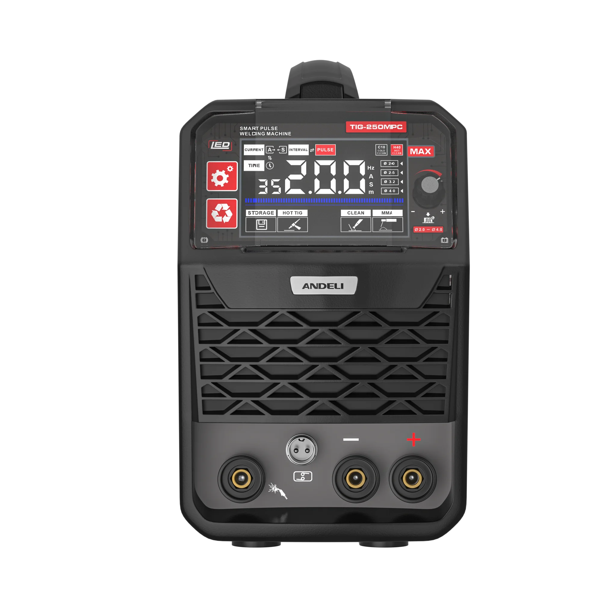 ANDELI EU110V/220V Tig-250MPC 4IN 1 Mig TIG lift tig Clean Welding machine