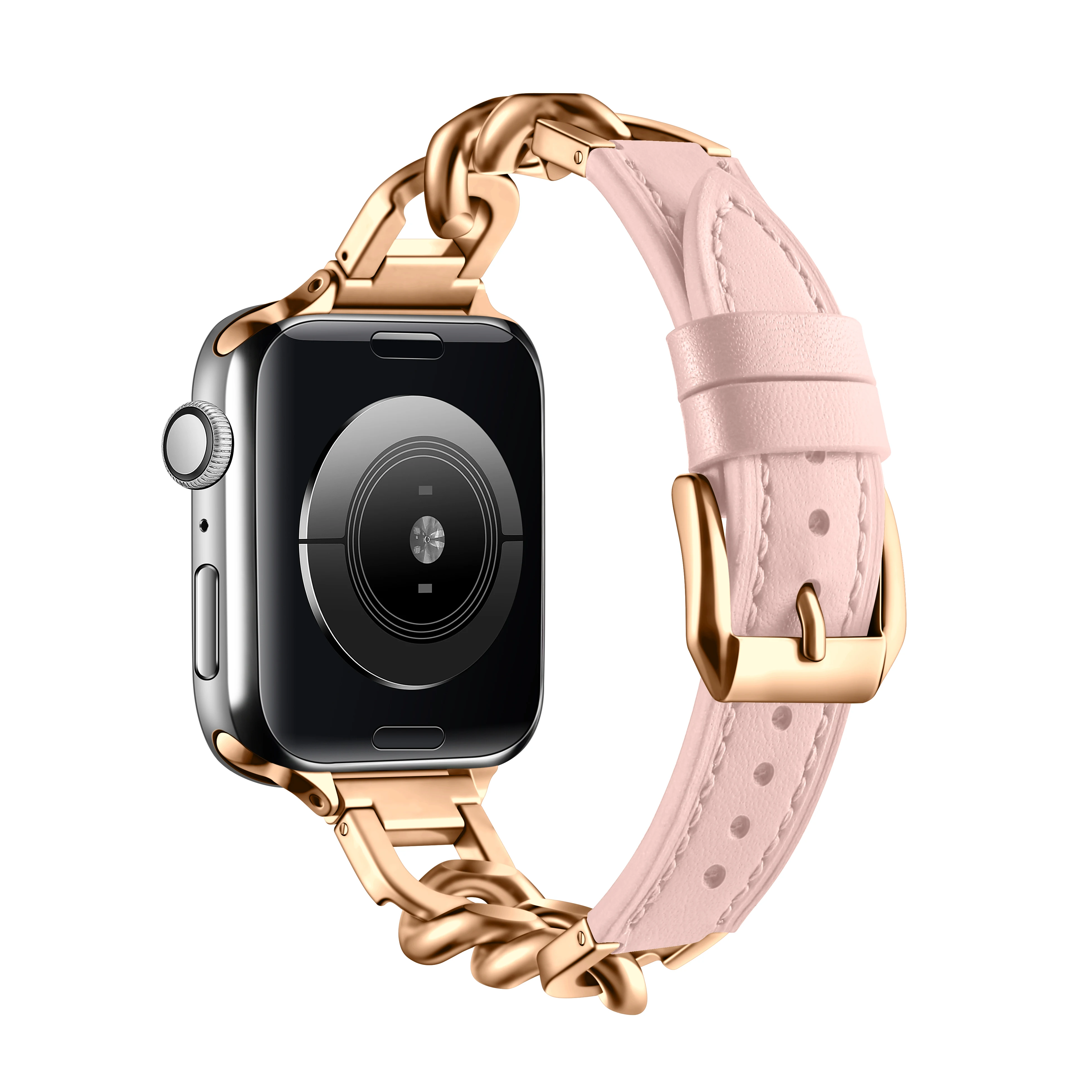Premium Leather Band with Stainless Steel Clasp