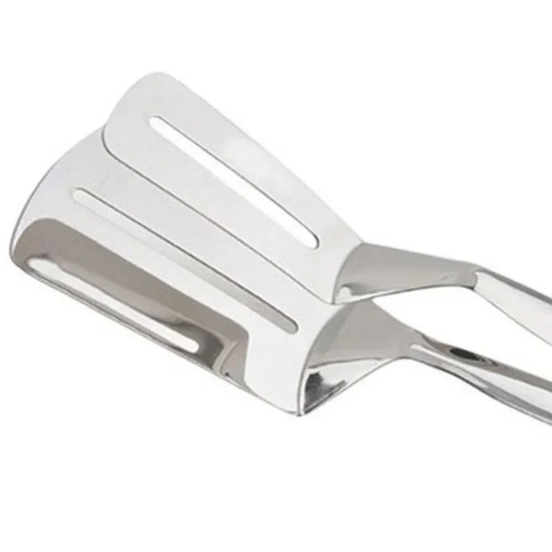 Kitchen Portable Tools Stainless Steel Frying Spatula Kitchenware Pizza Steak Barbecue Clip Pancakes Fried Fish Clamp Accessory