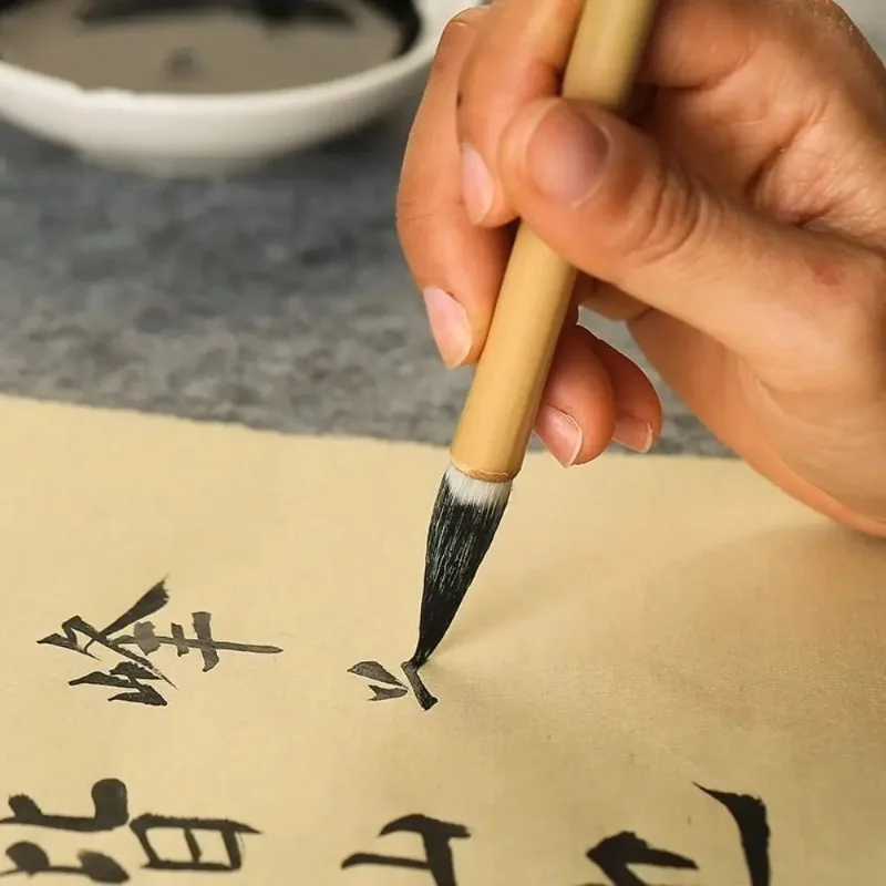 전통 중국 서예 붓, 울프 헤어 서예 붓, 캘리그라피 페인팅 연습용 붓