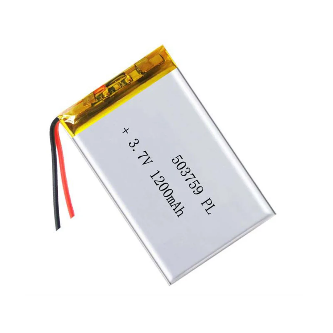 Conector Jst da Bateria 2.0 mm do Íon do Polímero do Lítio 10 20 Peças 3.7v 1200mah 503759 - Image 3