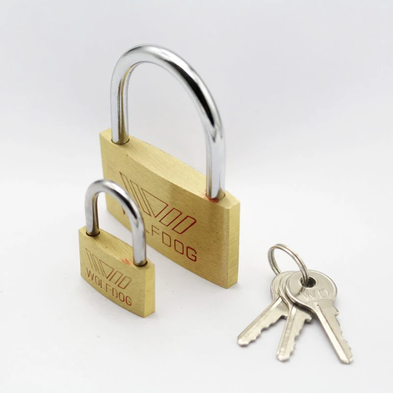 20mm 25mm 30mm 40mm 50mm Wolf Dog Copper Lock Small Lock Head Single Open Household Full Copper Padlock