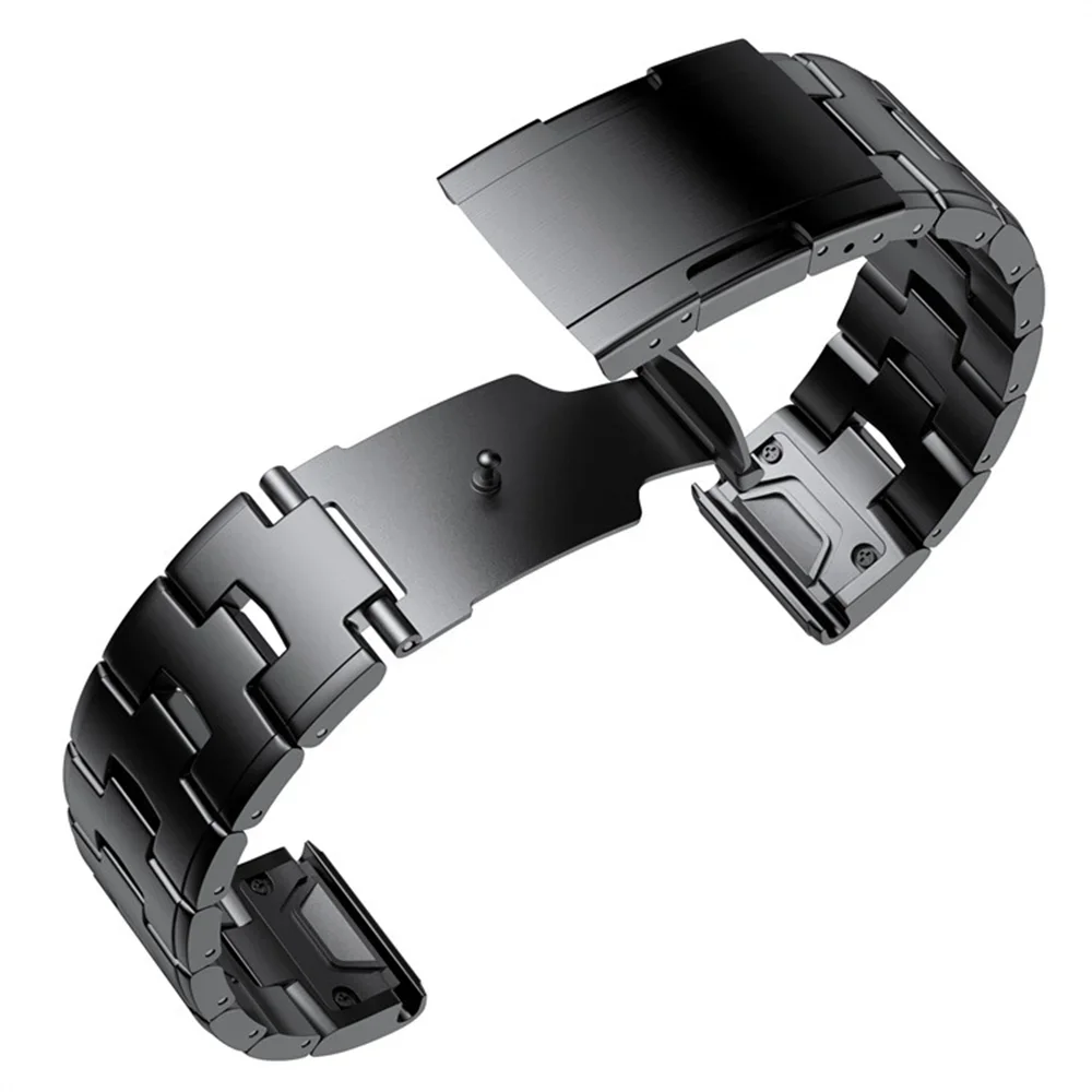 Garmin Titanium Quick Fit Metal Watch Band Bracelet - 22mm & 26mm