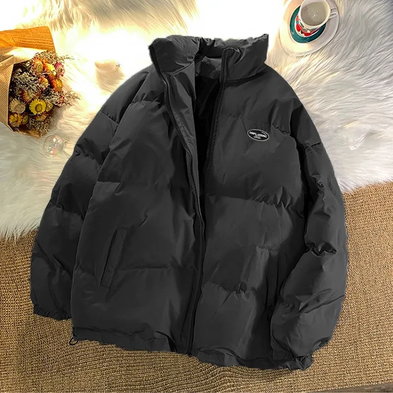 

Korean Fashion Thickened Solid Color Cotton Coat Winter New Women'S Coat Simple Commuting Short Cotton Jacket Niche Bread Coat
