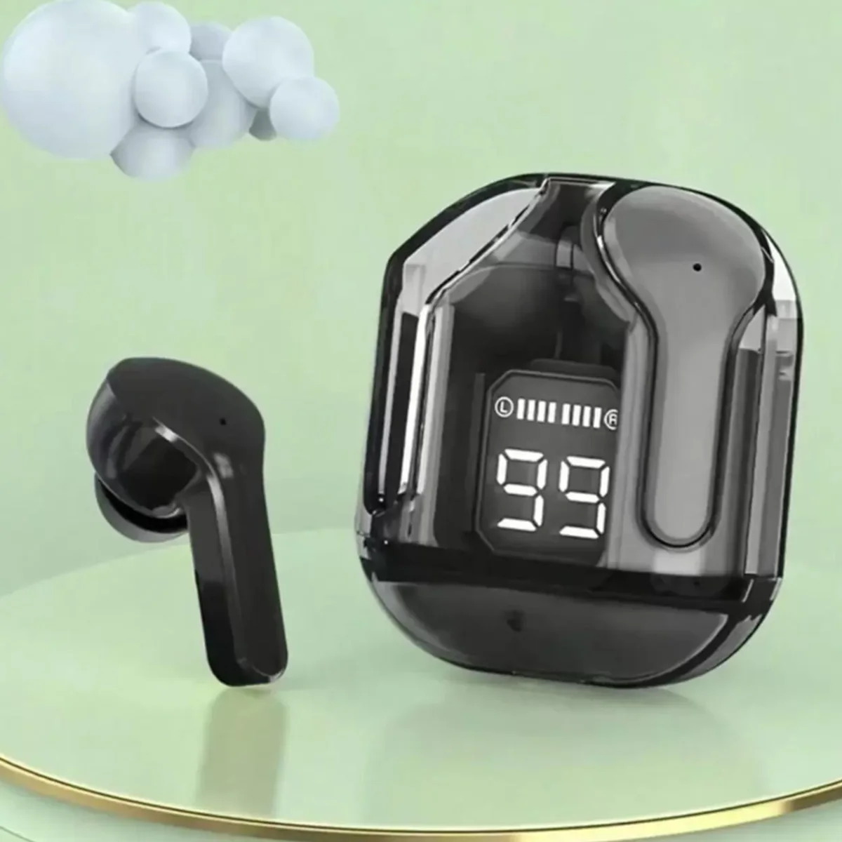 STSEarConect Original T2 Wireless Bluetooth Earphone HIFI Headphones Power Digital Display Stereo Sound Earphones for phones 2