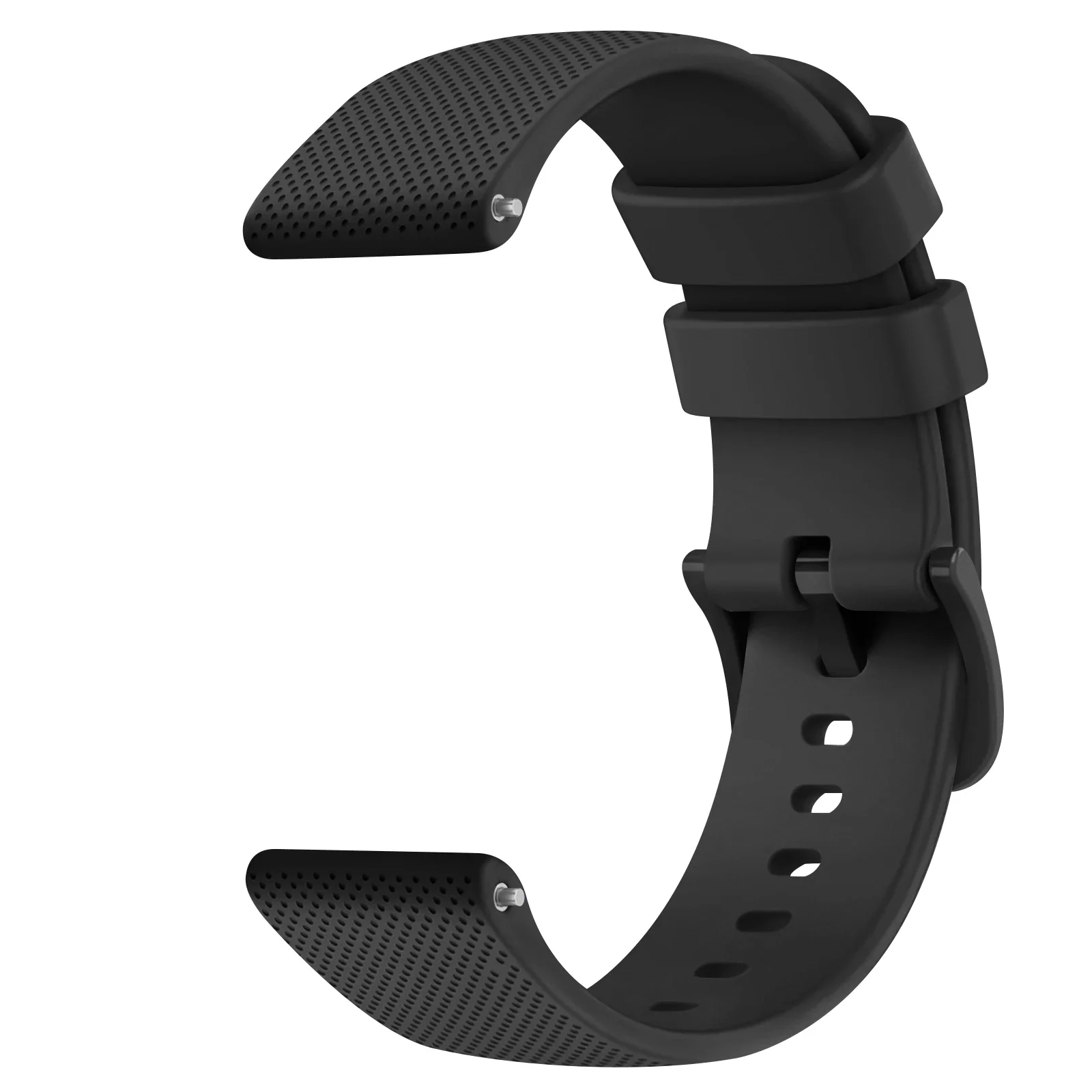 Elegant 18mm Silicone Watch Strap