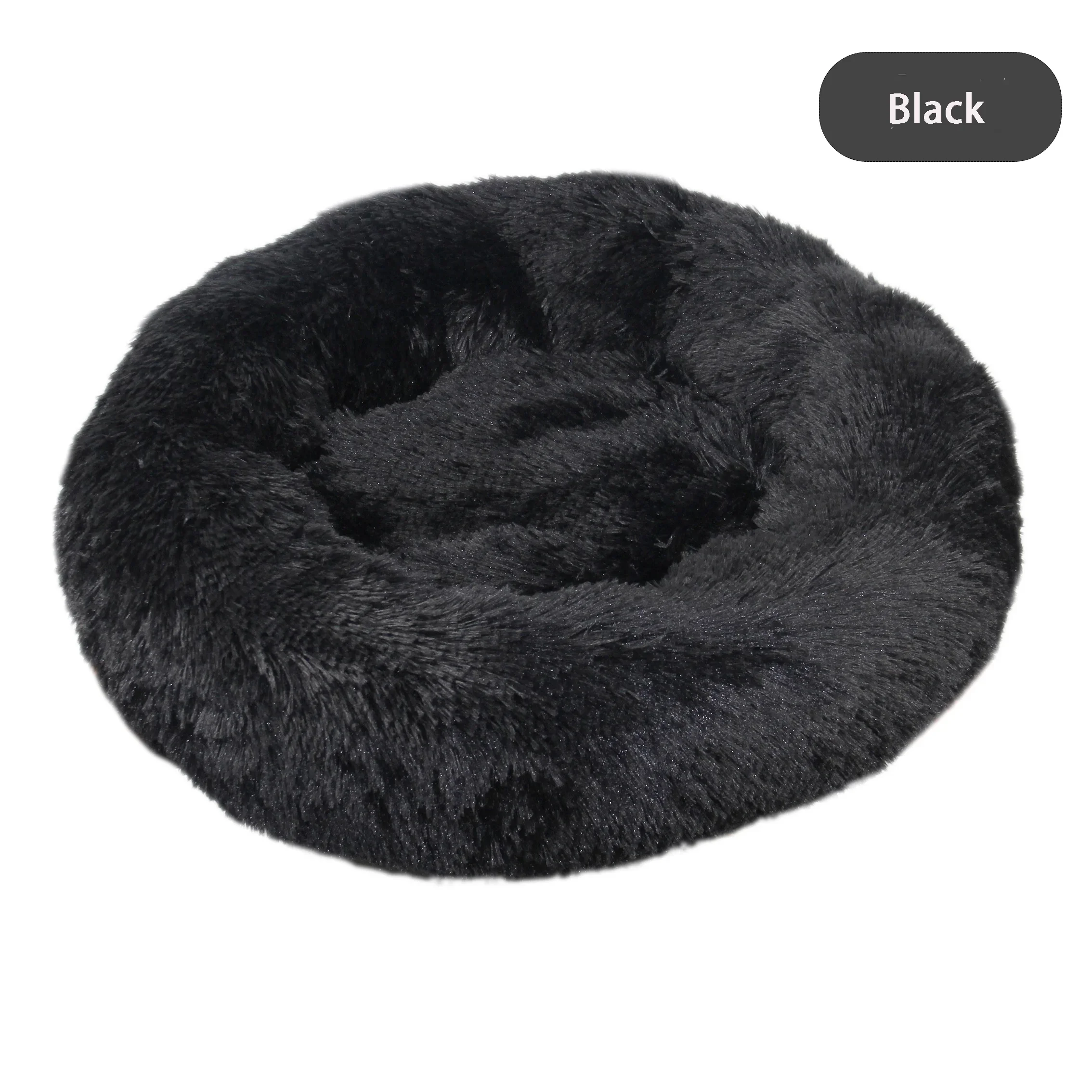 thumbnail image 1 of Cama redonda para perros, Perrera larga de felpa para mascotas, casa lavable para gatos, esteras de algodón suave, sofá para perros pequeños y grandes, cesta para perros Chihuahua, cama para mascotas, 1 of 4