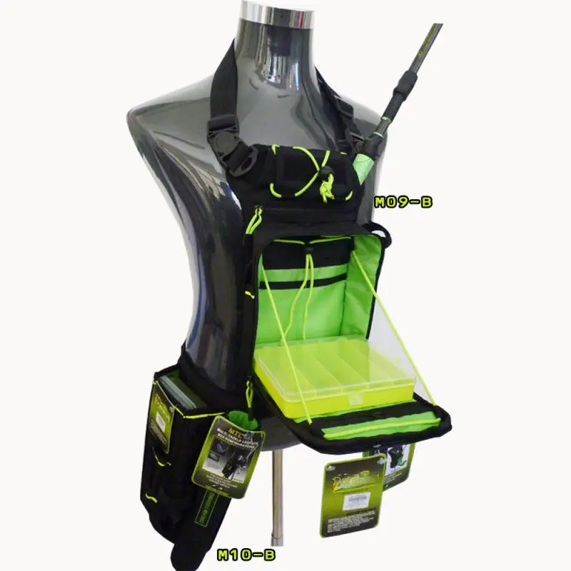 

Leg Bag Weather Resistant Adjustable Luya Bag Waterproof Outside Fishing Bag Chest Bag Bait Bag Fishing Backpack Messenger Bag